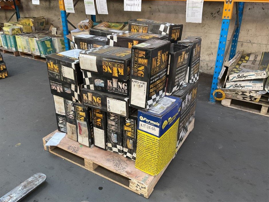 Pallet of King Springs Brand Coils