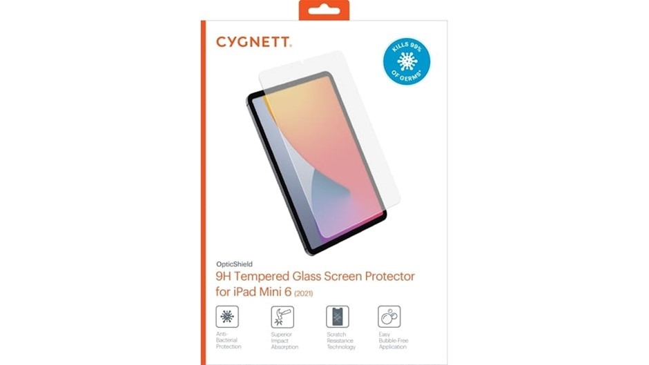 18 x CYGNETT iPad Mini 6 (8.6") Glass Screen Guard.  Buyers Note - Discount