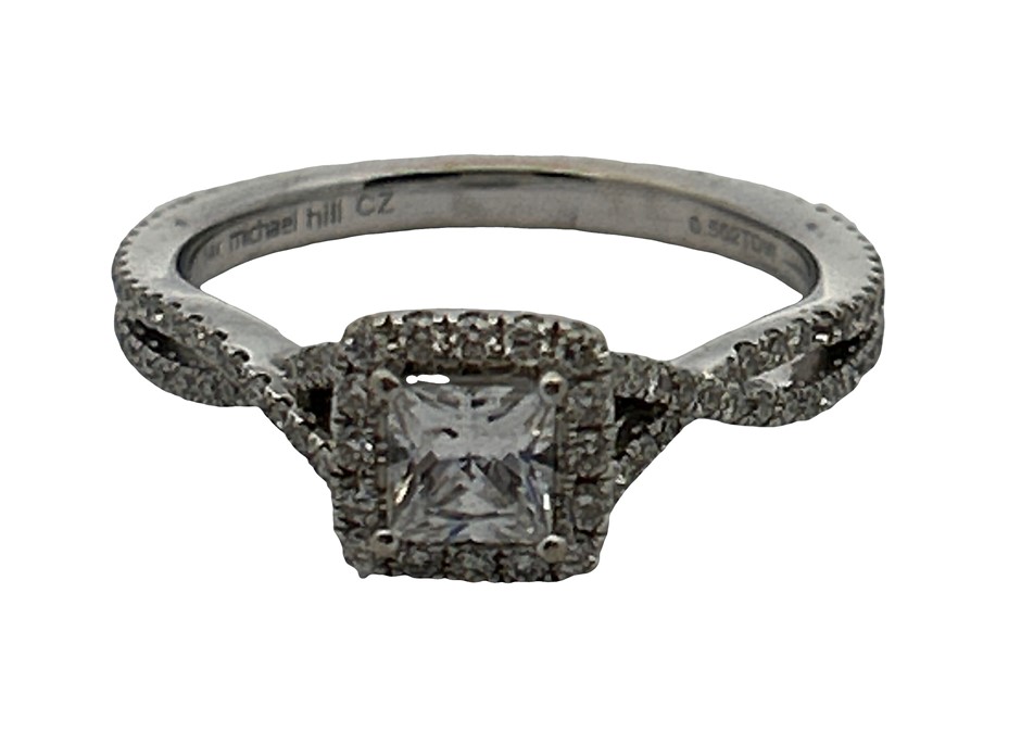 14ct White Gold 0 50ct Diamond