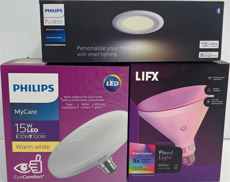 1x NEW PHILLIPS Smart Garnea Downlight 800 Lumen (cutout size 90mm)