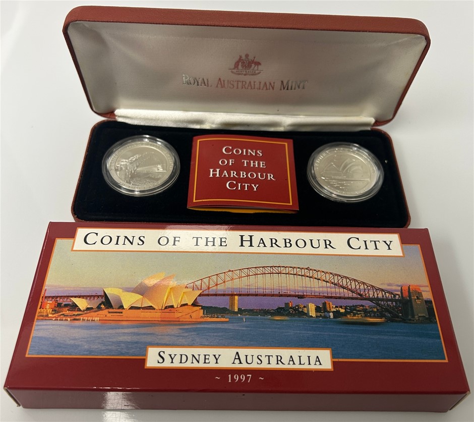ROYAL AUSTRALIAN MINT 1997 Coins of the Harbour City Coin Set