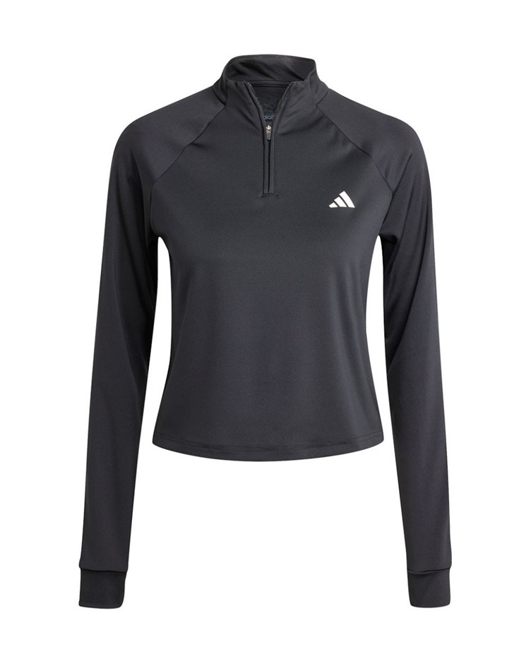 トップス asa ADIDAS Women's TR-ES 1/4 Zip Top, Size AU L, Black, IS4028