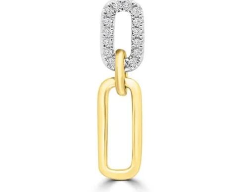 9K Yellow Gold 0.05ct HI I1 DIAMOND PENDANT