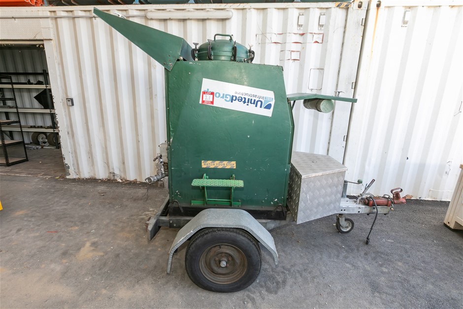 T.A.M 500HYP Oil Filtration & Heating Unit Fitted on Single Axle Trailer