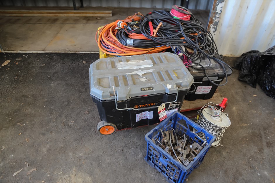 Metering Testing Electrical Cables On Pallet