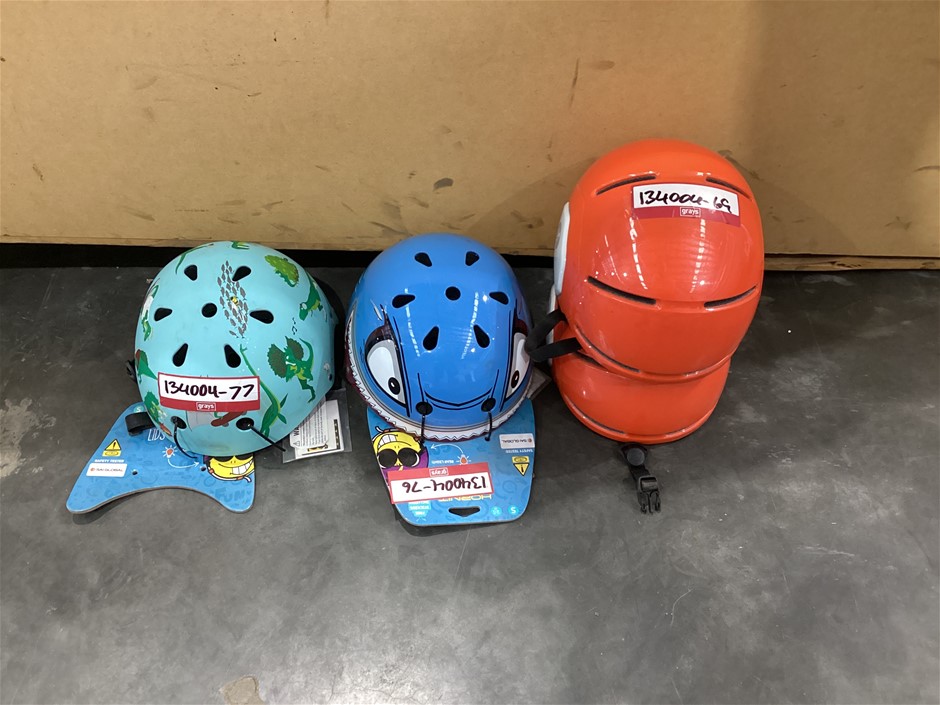 Assorted Kids Helmets x 4