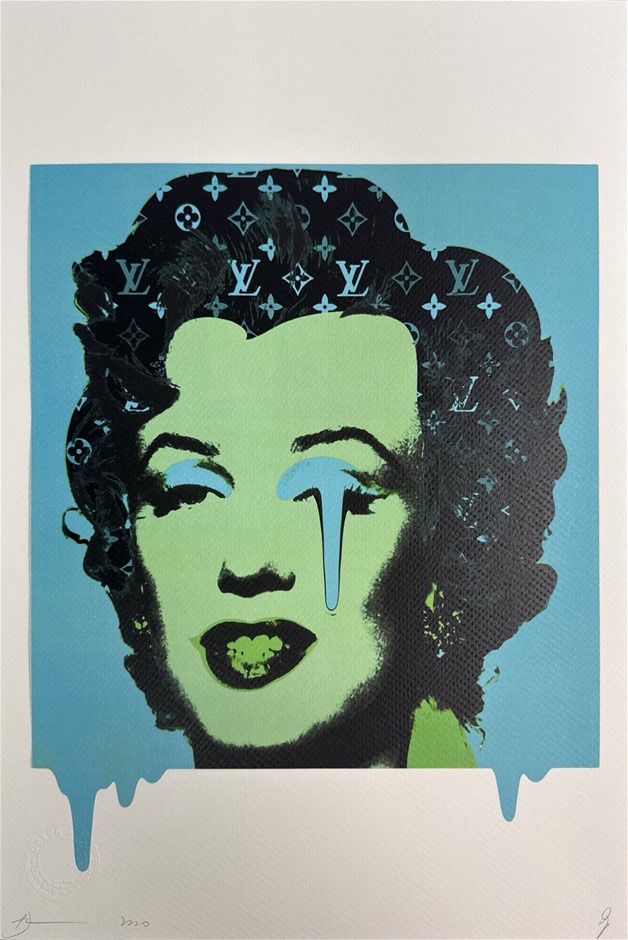 Death NYC Signed Street Art "Marilyn/LV Style" Artist Proof