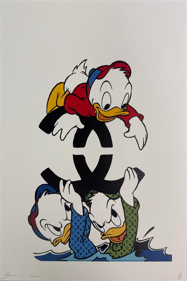 Death NYC Signed Street Art "Huey