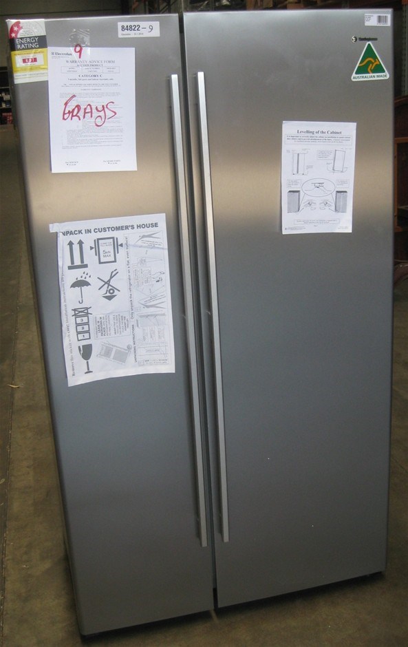 Westinghouse 700L Side By Side Fridge Model WSE7000SF Auction