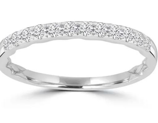 9K WHITE GOLD 0.25CT HI I1 DIAMOND RING