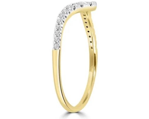 9K Yellow Gold 0.25ct HI I1 DIAMOND RING