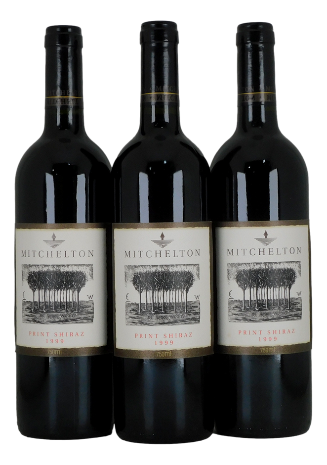 Mitchelton  Print  Shiraz 1999 (3x 750mL),