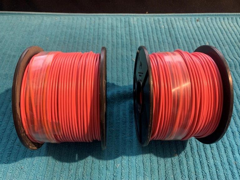 New on Reel Automotive Cable, 100M - Quantity 2