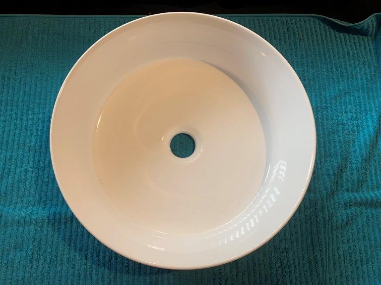 New in Box Multitude Basin, White - Quantity 1