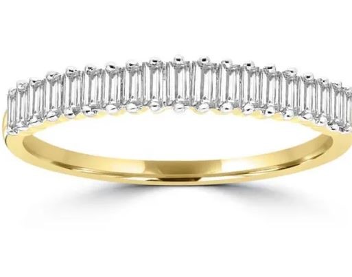 9K Yellow Gold 0.35ct HI I1 DIAMOND RING