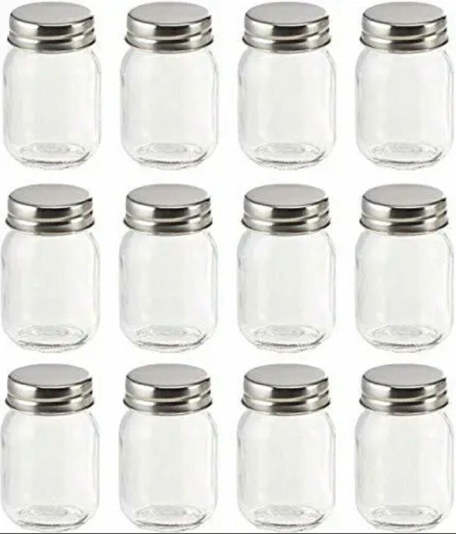 KATE ASPEN Glass Mason Jar, Set of 12.