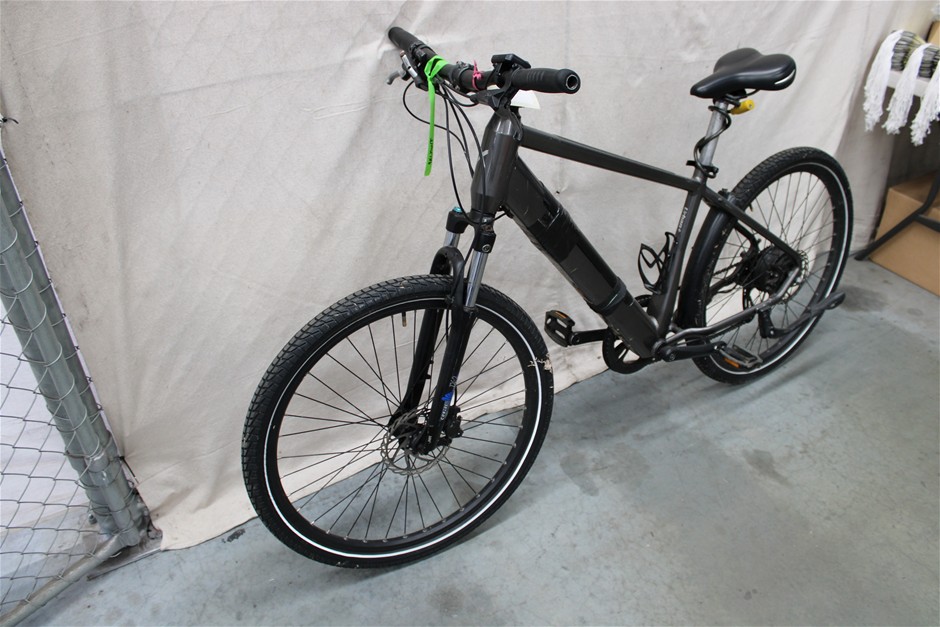 Grey Electric Bicycle