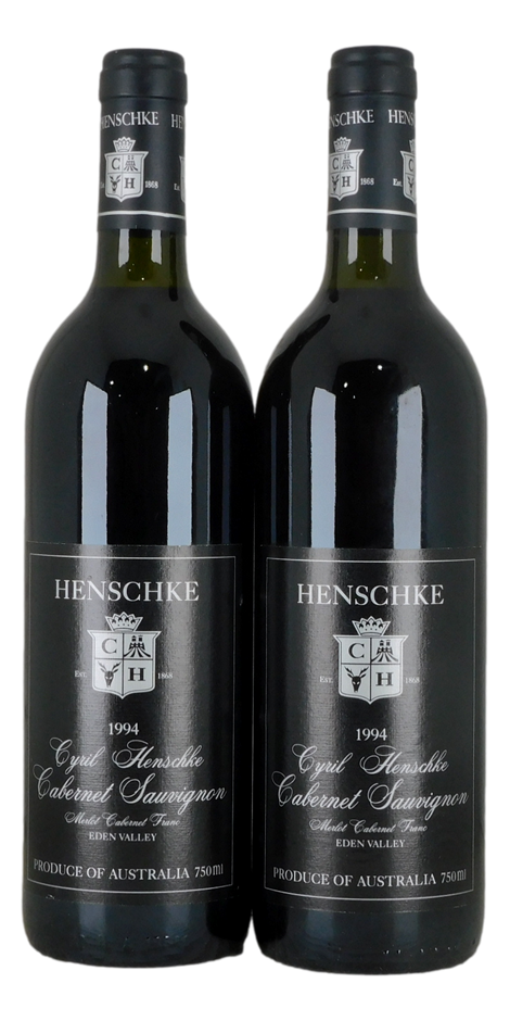 Henschke Cyril  Cabernet Sauvignon  1994 (2x 750mL),