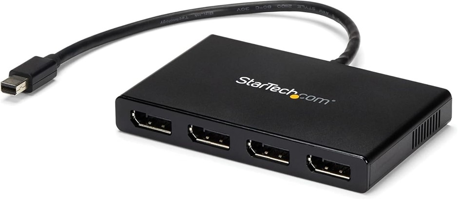 StarTech.com Mini DisplayPort to DisplayPort Multi Monitor Splitter - 4-Por