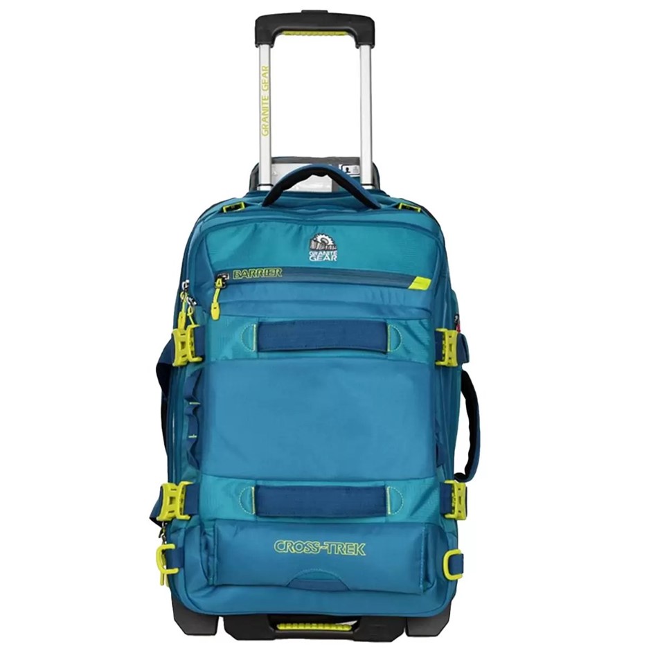 GRANITE Gear Carryon Wheeled Duffle Bag Blue. NB: Minor use