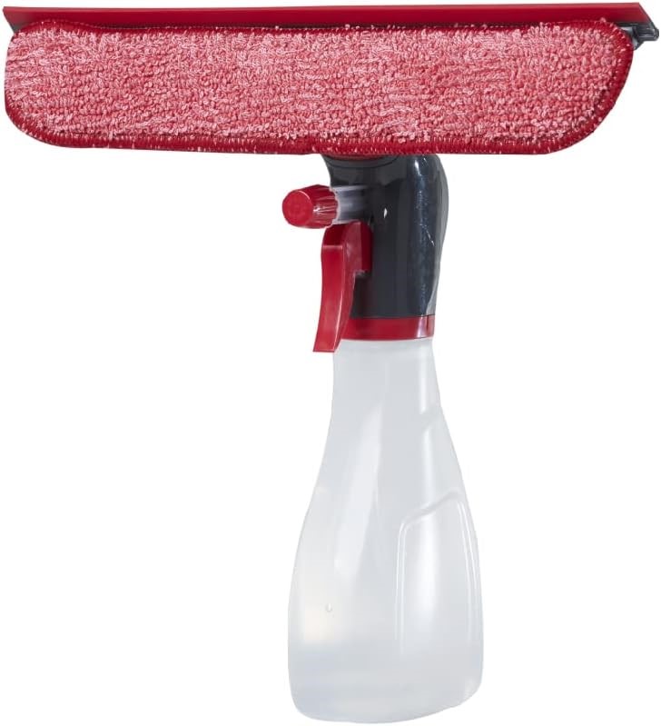 RUBBERMAID Window Cleaner Spray Bottle W/MF Pad and Squeegee