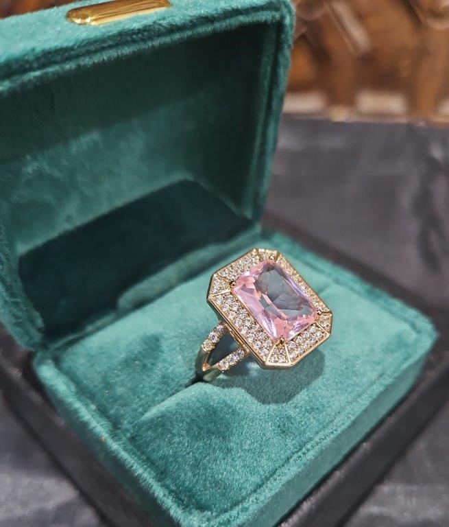 18KGold-filled/Italy Solid Yellow Gold Filled Ring -(stamped)-Warranty