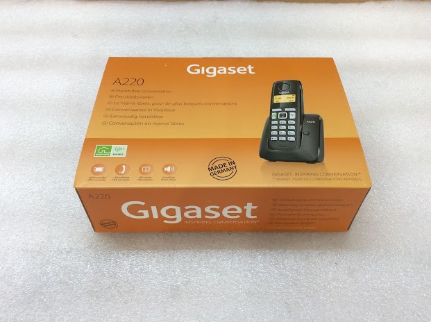 Gigaset A220 Cordless Phone Black New
