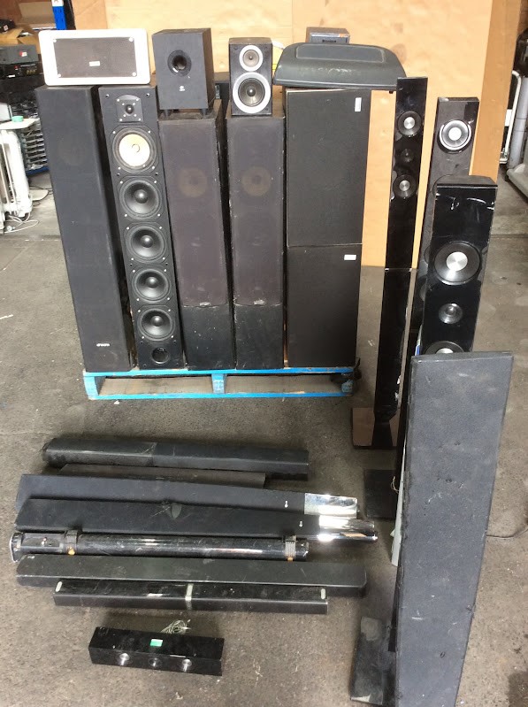 Logitech/Bose/LG Mixed Brand and Model Speaker System