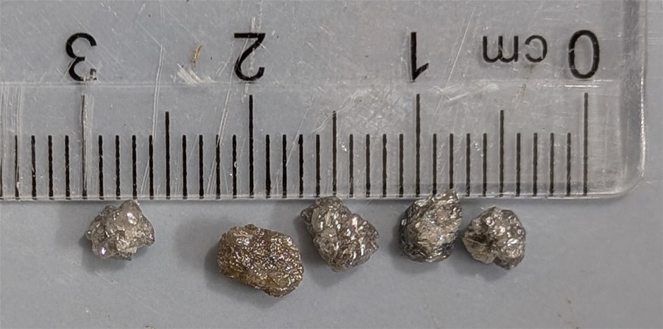 Two carats rough uncut DIAMOND Gemstones