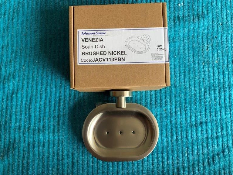 New in Box Johnson Suisse Soap Dish - Quantity 5