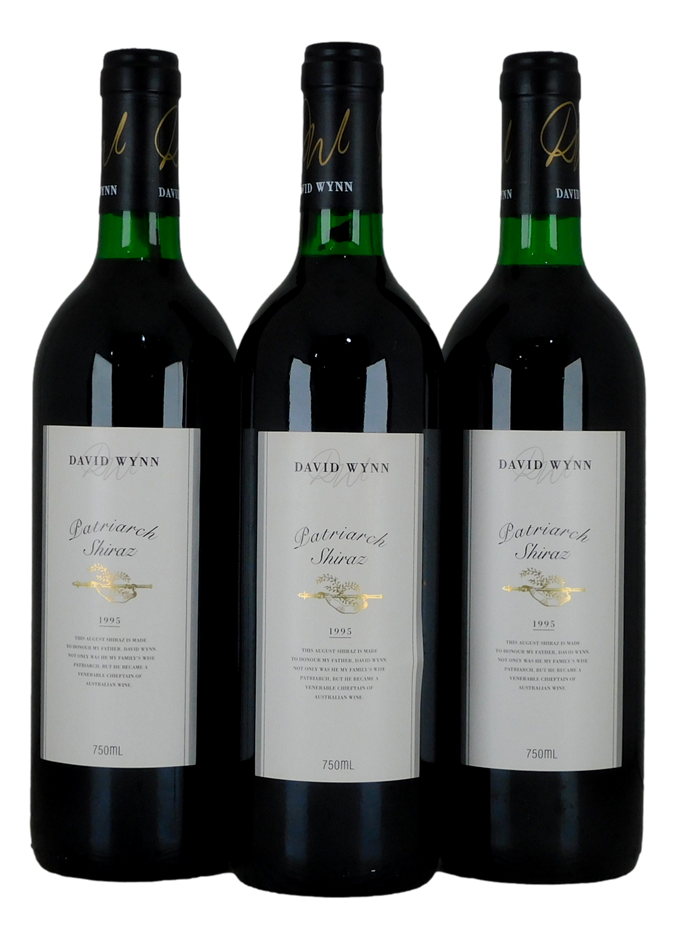 David Wynn Patriarch Shiraz 1995 (3x 750mL),