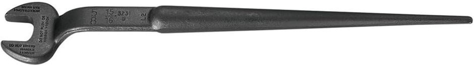 KLEIN TOOL 5/8-Inch Bolt Erection Wrench for Utility Nut.