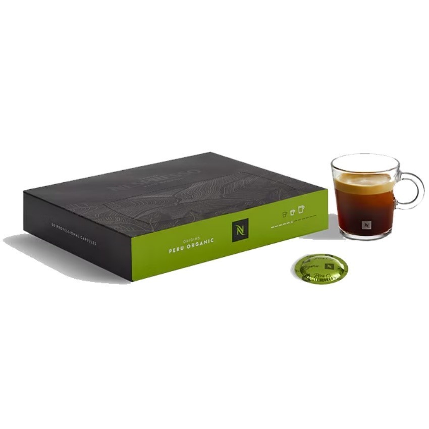 NESPRESSO PRO Creations Peru Organic 50 Capsule Box BB: 30/04/2026