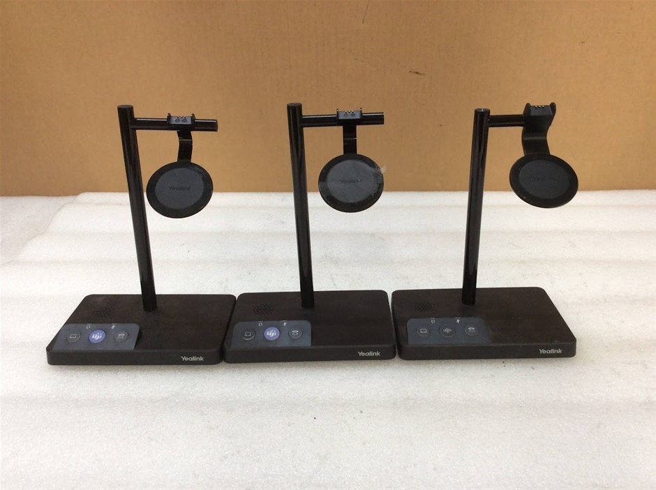 Yealink WHB620 Dect Wireless Headset Base (Lot of 3)