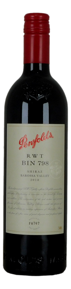 Penfolds RWT Bin 798 Shiraz 2018 (1x 750mL)