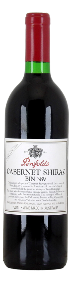 Penfolds Bin 389 Cabernet Shiraz 1993 (1x 750mL) SA.