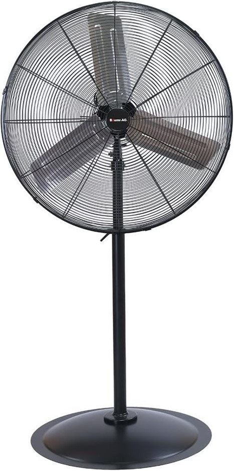 BAUMR-AG 30" 762mm 300W Industrial Pedestal Fan, Large, Commercial, Heavy-d