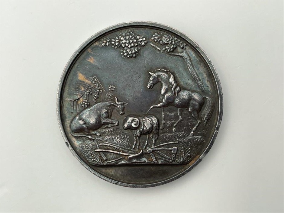 1848 Port Phillip Farmers Society Silver Medal