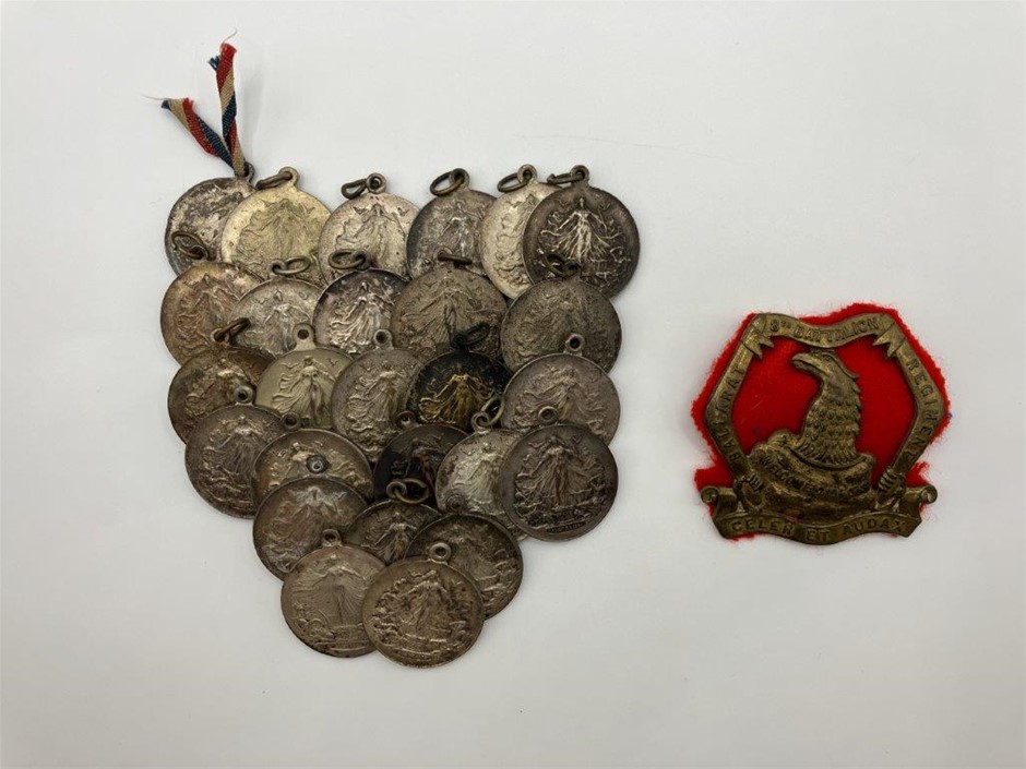 Approx. x27 AU Military Medals - City of Ballarat Reg. & Peace of 1919