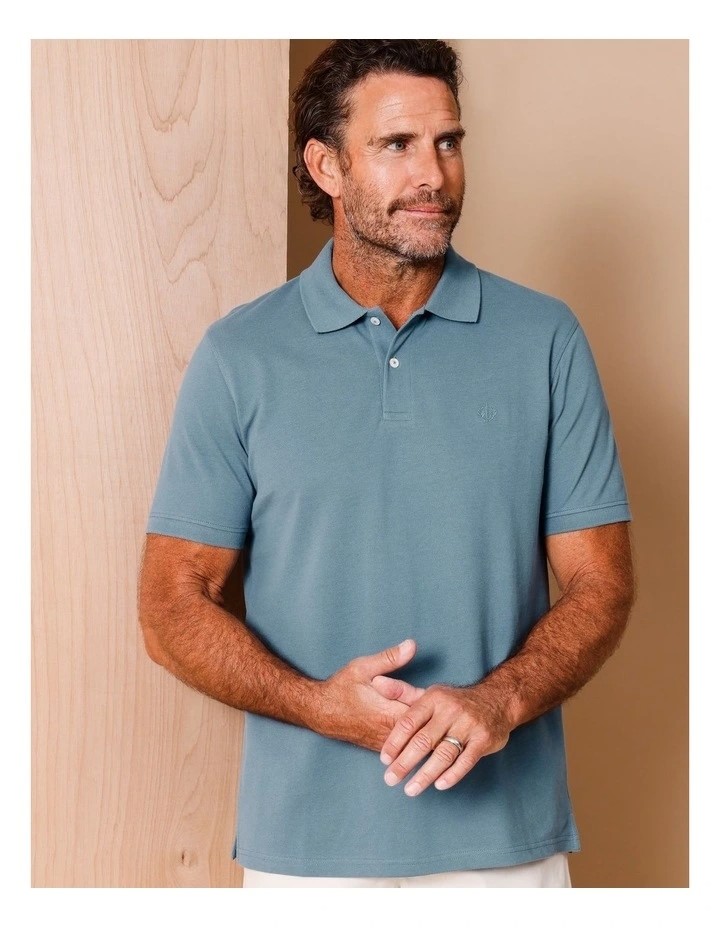 RESERVE Essential Plain Polo. Size: XL. Arctic Blue.