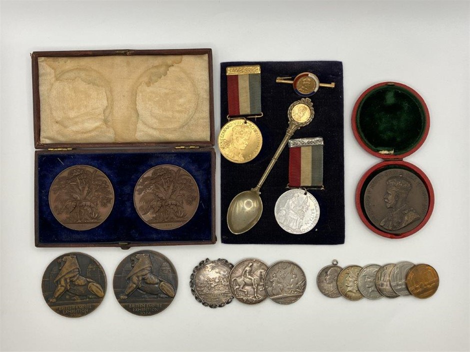 Approx. x18 GB Commemorative - Royal & Exhibition Medals, C:1865-1925