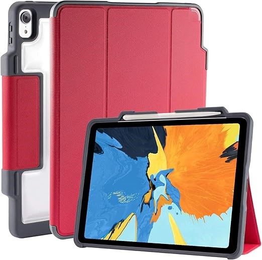 STM Dux Plus, Rugged case for Apple iPad Pro 12.9/2nd Gen 2018 - Red (stm-2