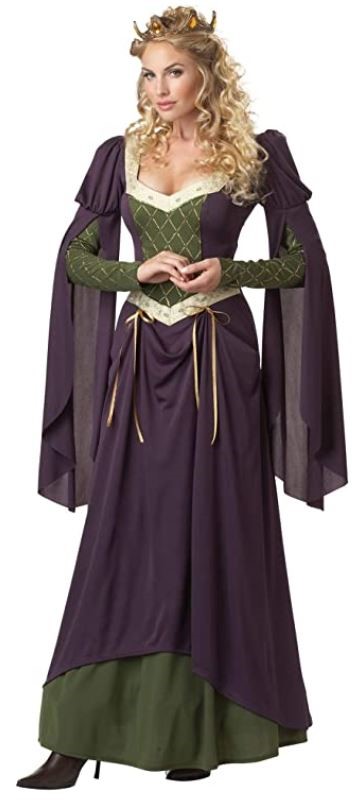 CALIFORNIA COSTUMES Women's Lady In Waiting, Size Adult S (6-8), Purple.