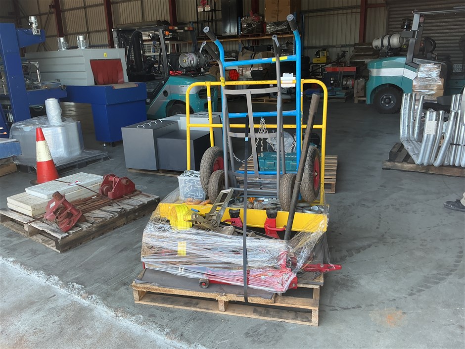 Assorted Trolleys, Car Stands, Ramps & More