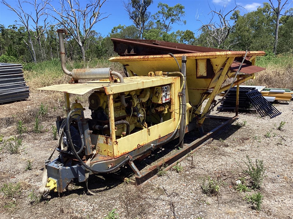 Concrete Pump on Skid