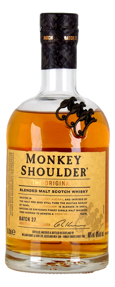 Monkey Shoulder Batch 27 Blended Malt Scotch Whisky (1x 700mL) Scotland