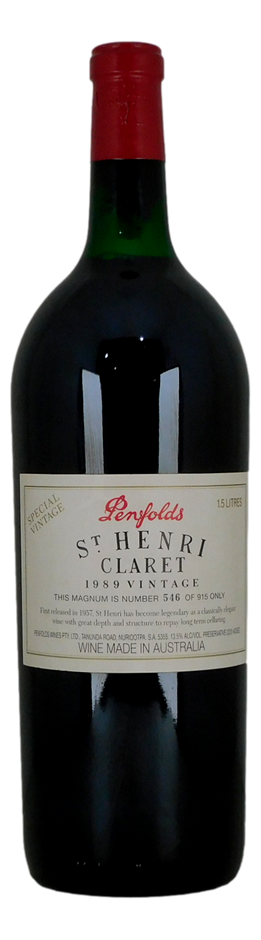 Penfolds St Henri Claret 1989 (1x 1.5L)