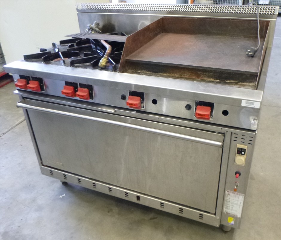 B.V.A Cookon 6r8c Commercial Gas Cook Stove