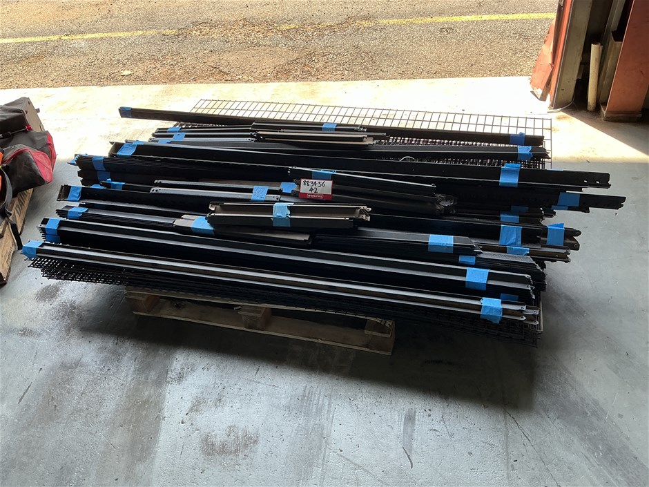 <p>Disassembled Garage Shelving </p>