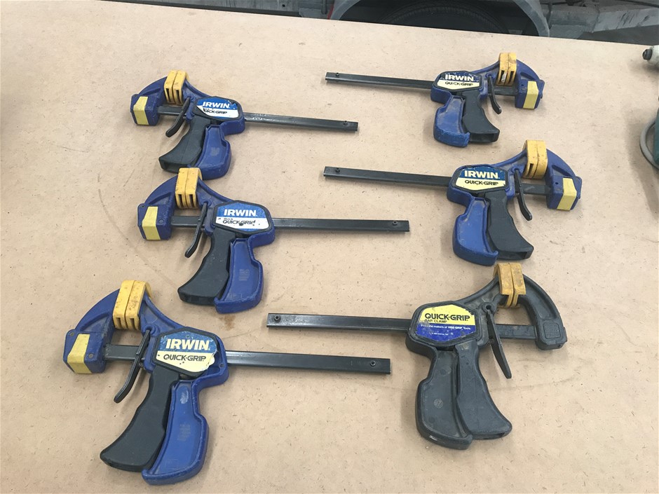 Irwin Quickgrip Clamps x 6